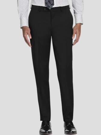 slim fit dress slacks Shop Calvin Klein Gray Pants main image 0