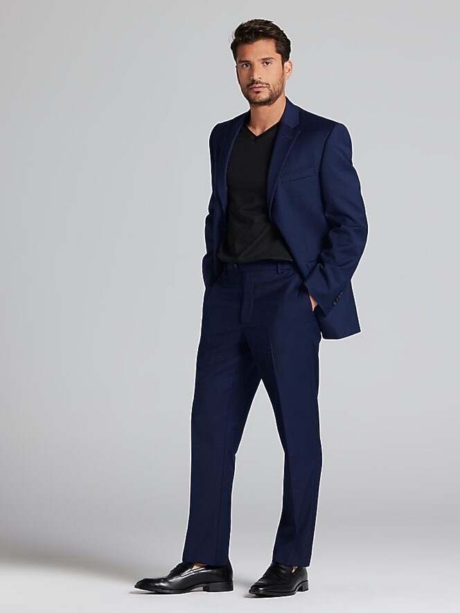 Joseph Abboud Classic Fit Suit Jacket, Navy Solid - Blue | Men's