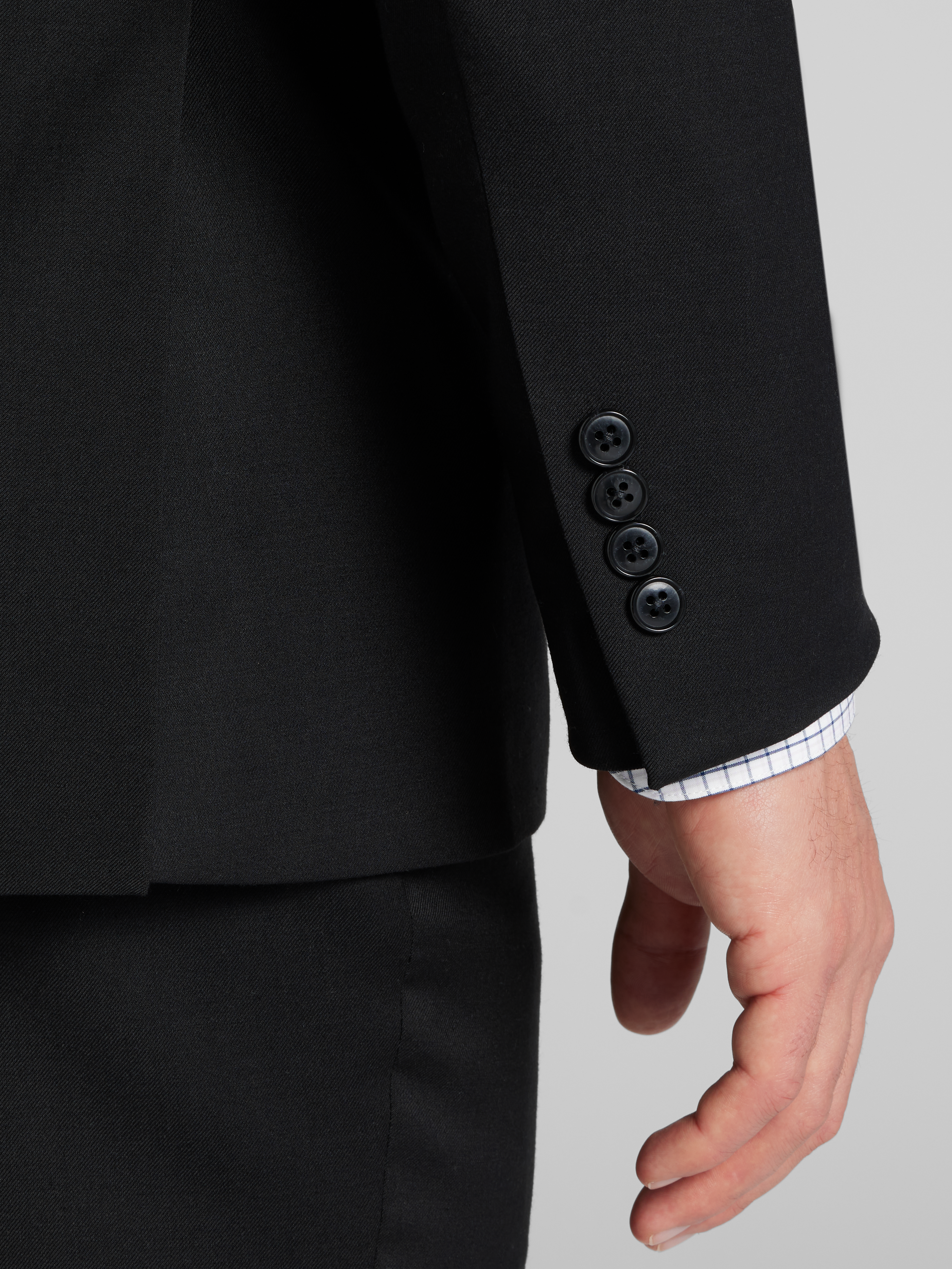 Classic Fit Wool Blend Suit Jacket