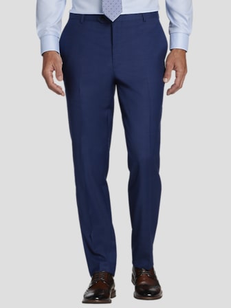 Classic Fit Wool Blend Suit Pants