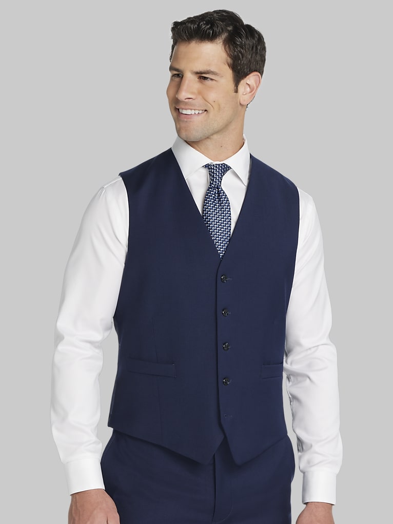 Joseph Abboud Classic Fit Wool Blend Suit Vest