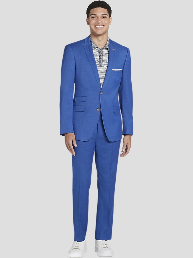 Blue Sharkskin Suits | Men's Wearhouse Blue Sharkskin Suits | Men's Wearhouse