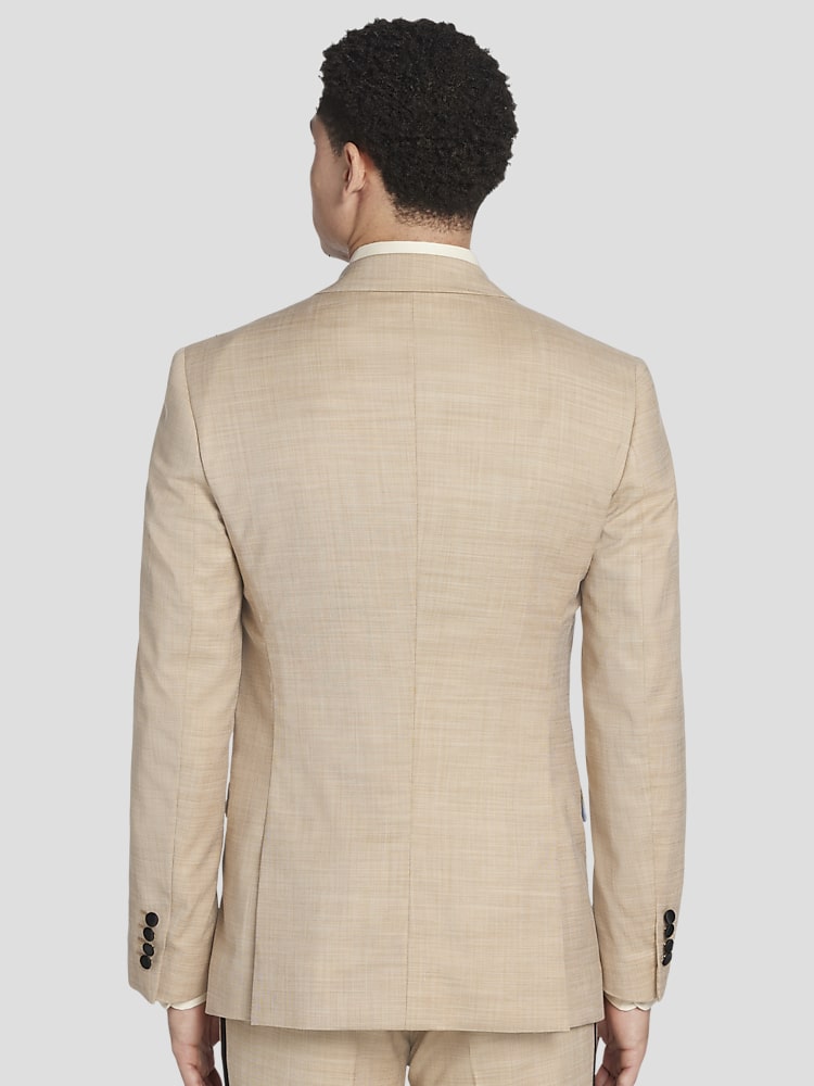 Paisley & Gray Slim Fit Sharkskin Tuxedo Jacket | Tuxedo