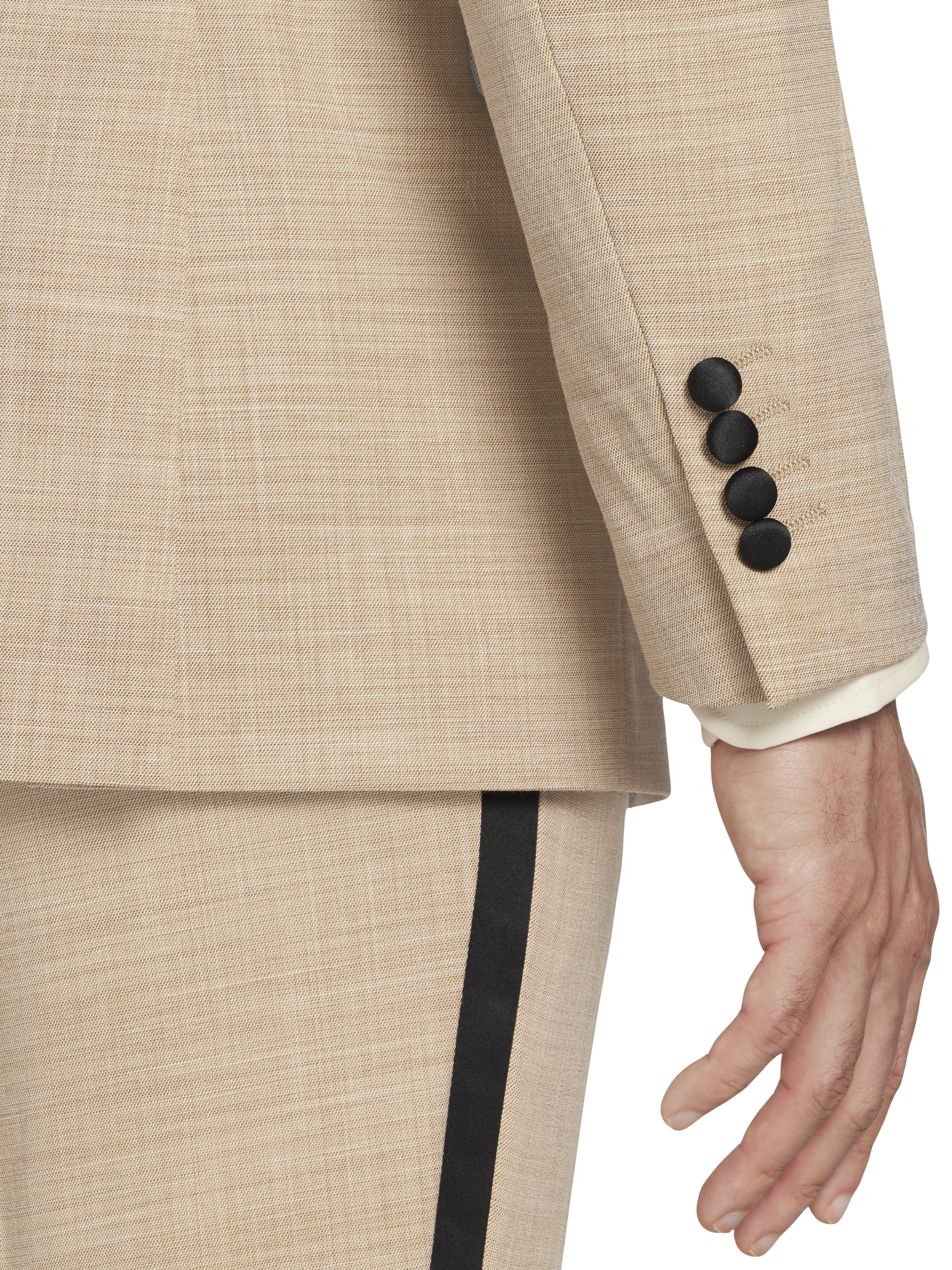 Slim Fit Sharkskin Tuxedo Jacket