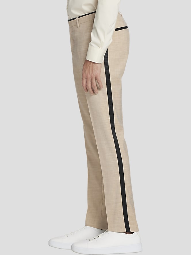 Paisley & Gray Slim Fit Sharkskin Tuxedo Pants | Tuxedo