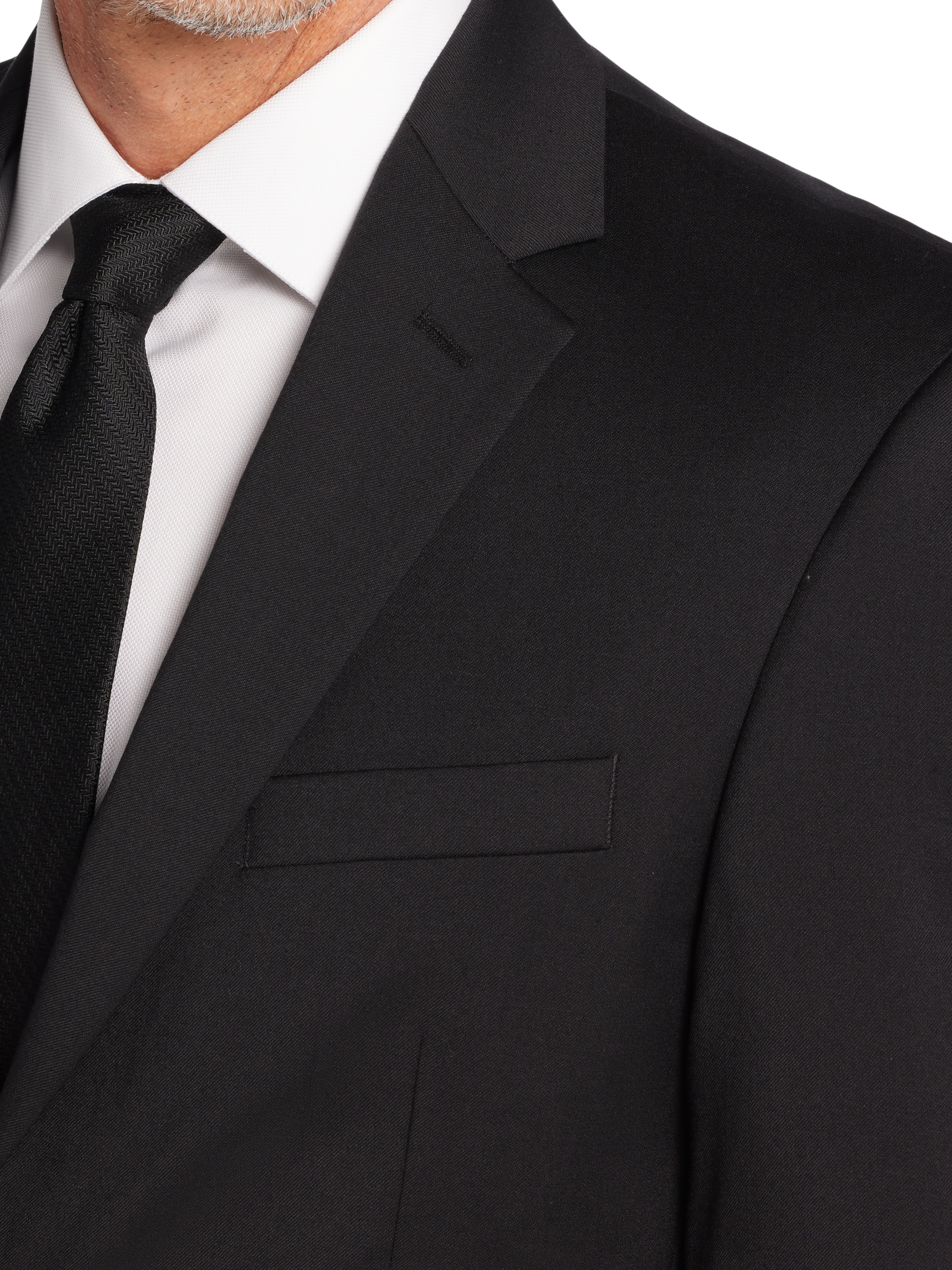 Modern Fit Wool Blend Suit Jacket