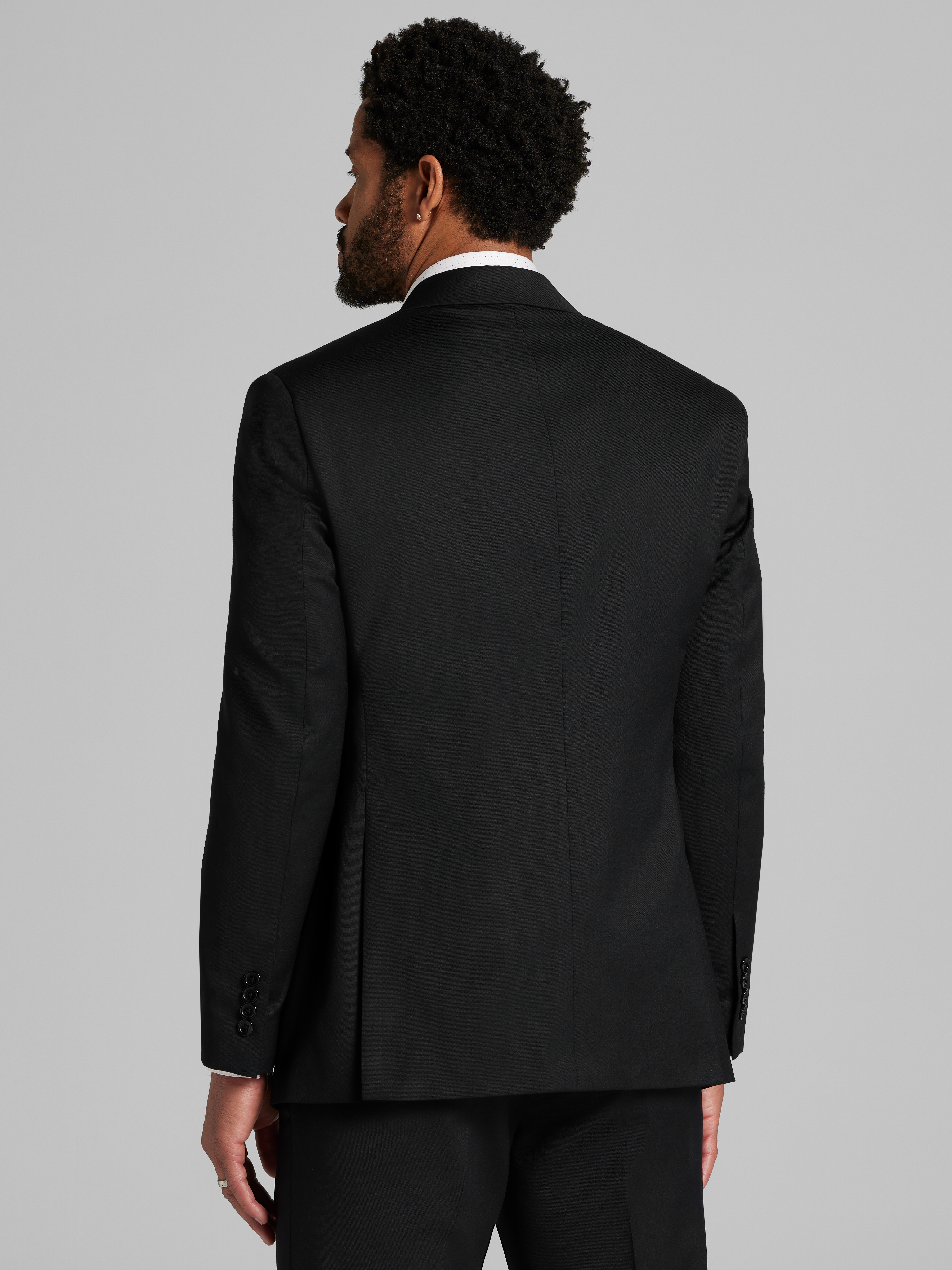 Modern Fit Wool Blend Suit Jacket