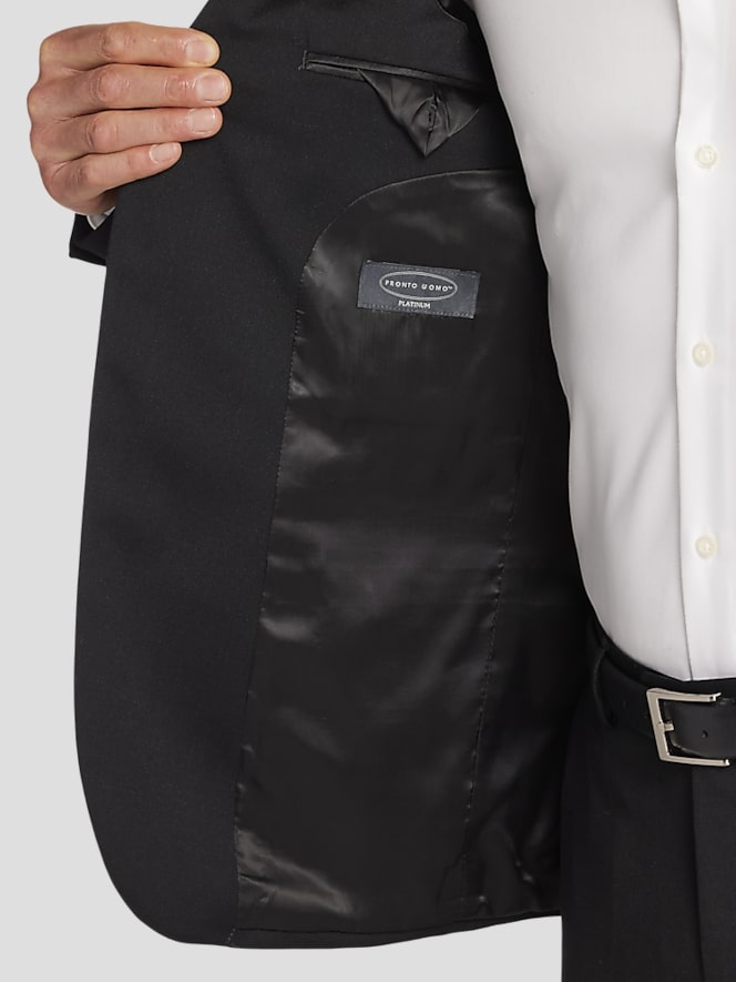 Pronto Uomo Platinum Modern Fit Wool Blend Suit Jacket