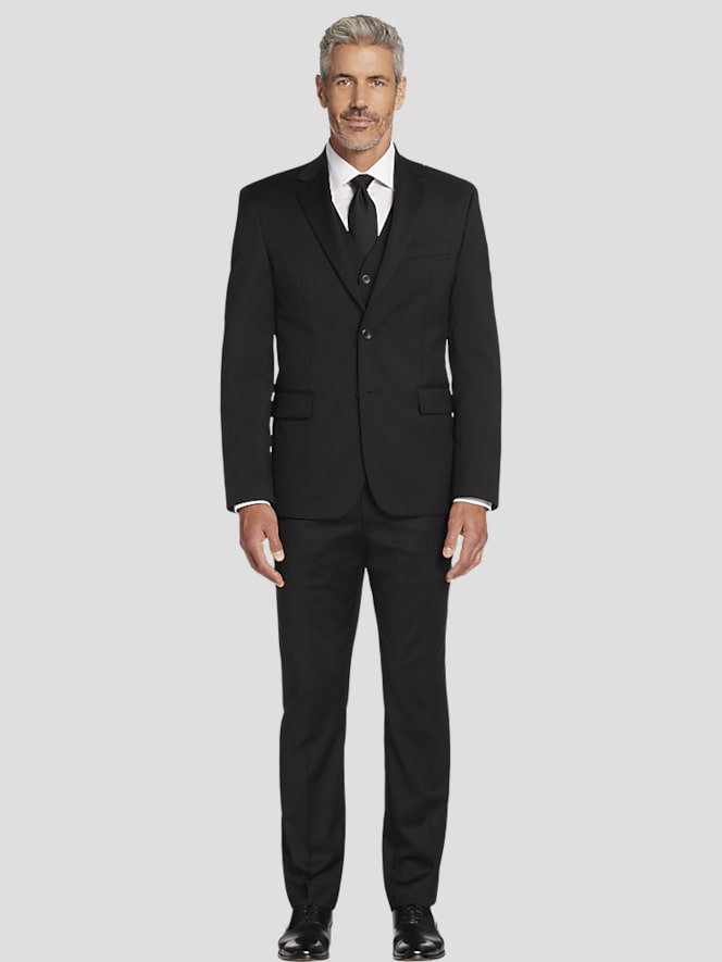Pronto Uomo Platinum Modern Fit Wool Blend Suit Jacket