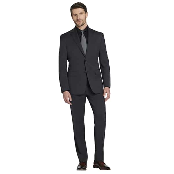 Pronto Uomo Platinum Men's Modern Fit Wool Blend Suit Jacket Charcoal - Size: 34 Regular - Only Available at Men's Wearhouse