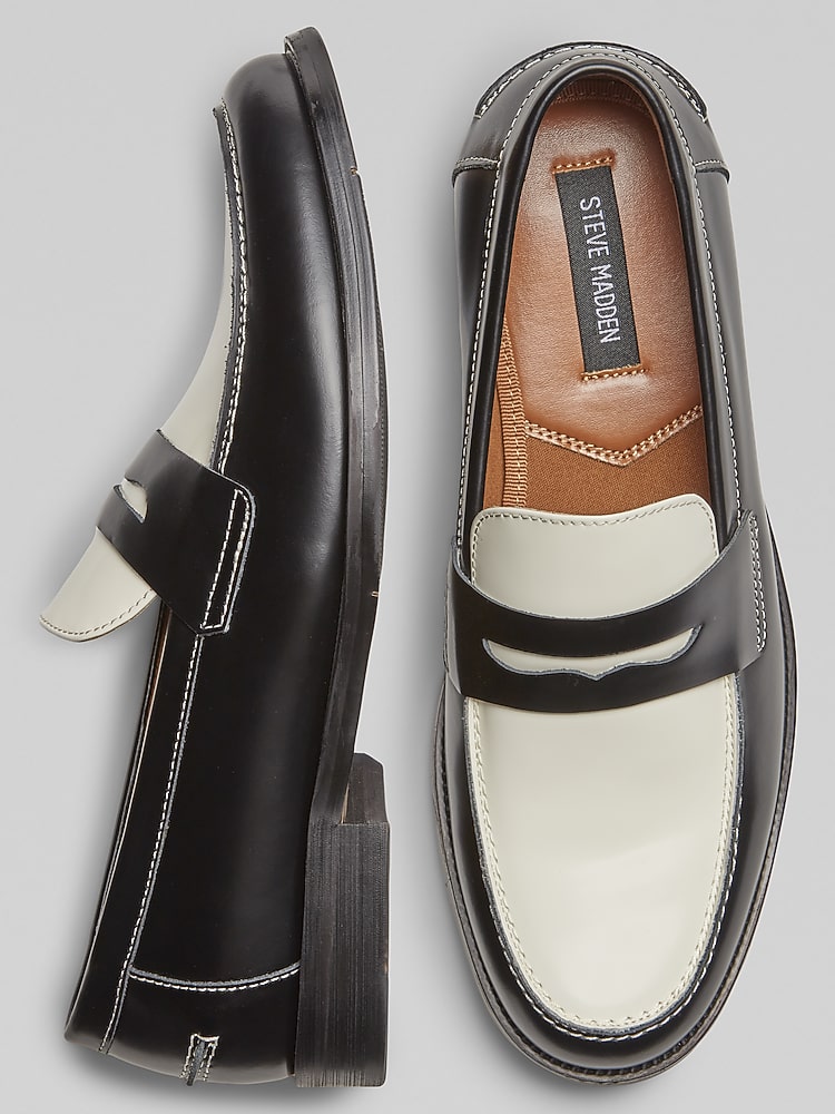 Steve Madden Nettuno 2-Tone Penny Loafers