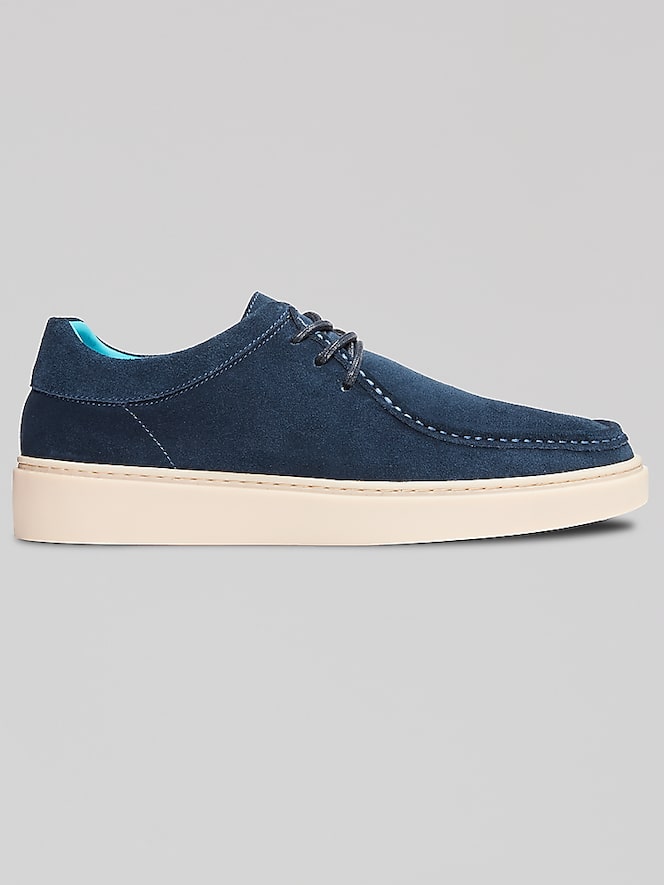 Steve Madden Barris Suede Moc Toe 3-Eye Lace Ups