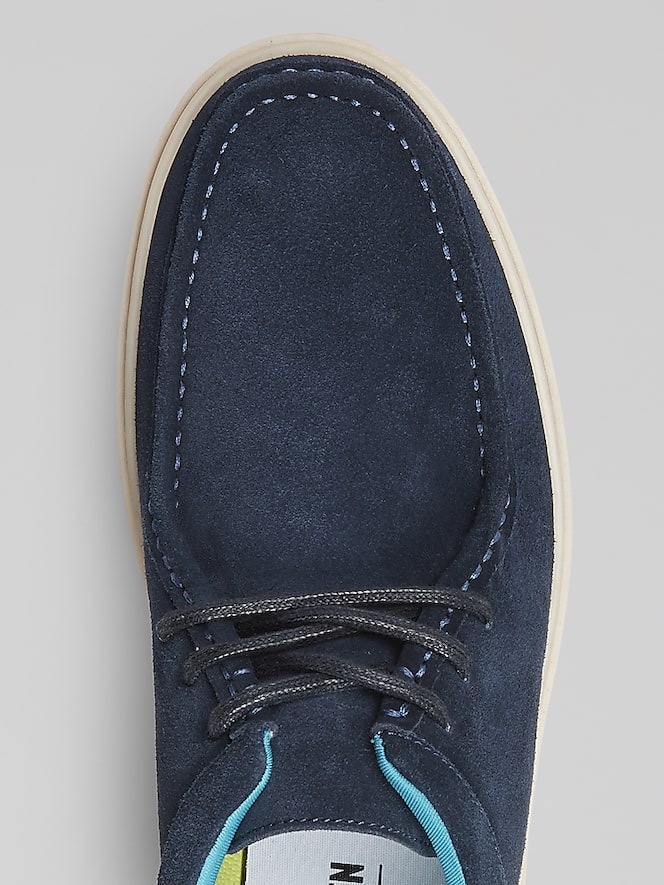 Steve Madden Barris Suede Moc Toe 3-Eye Lace Ups
