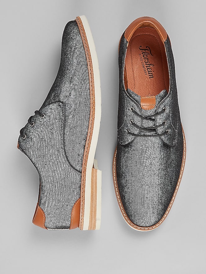 Florsheim Florsheim Capitol Canvas Plain Toe Lace Up Oxfords