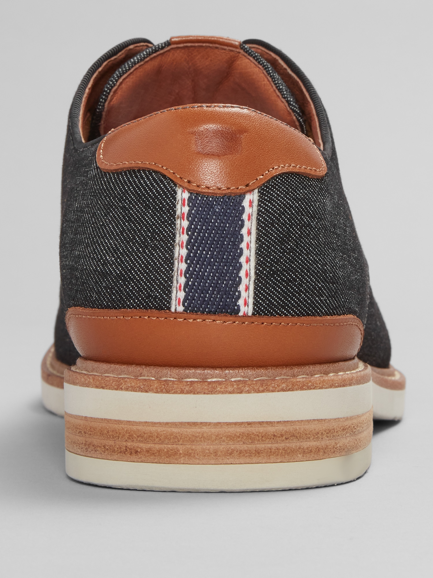 Florsheim Capitol Canvas Plain Toe Lace Up Oxfords