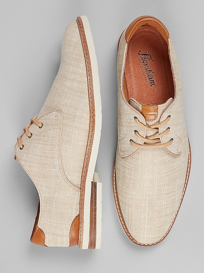 Florsheim Florsheim Capitol Canvas Plain Toe Lace Up Oxfords