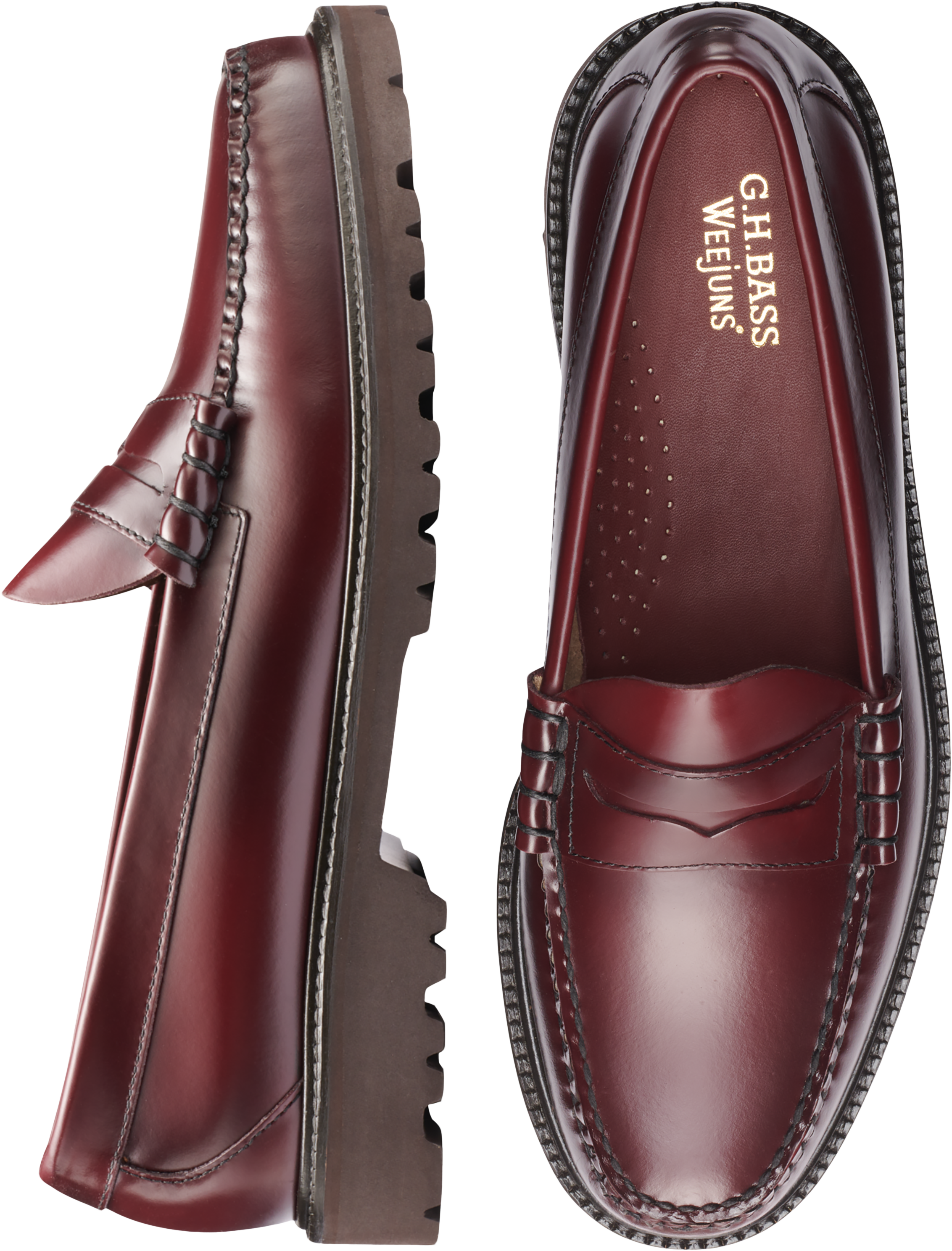 靴 ghbass larson G.H.BASS Larson Lug Weejuns® Loafers | Loafers | Men's Wearhouse