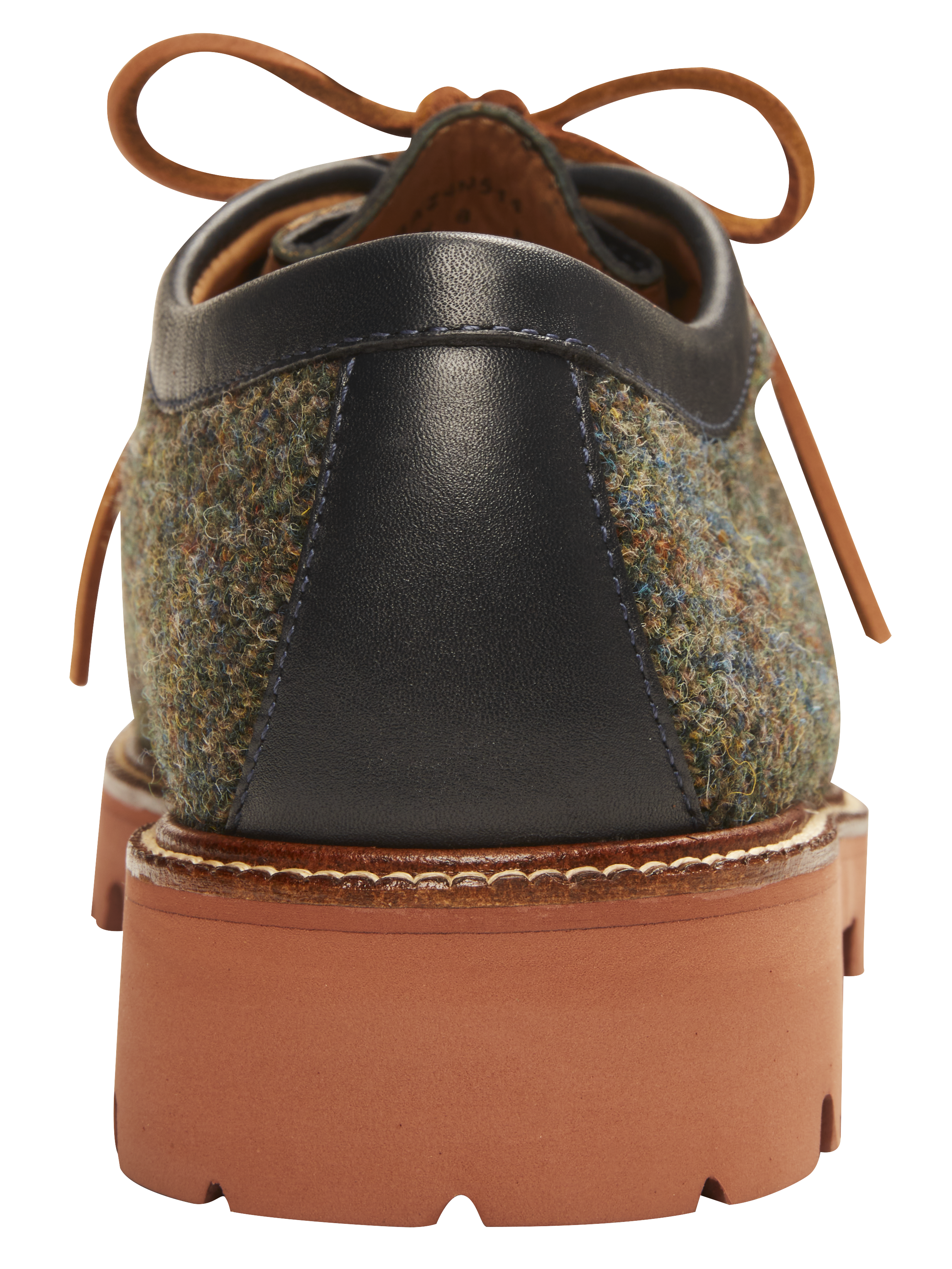 Wallace Harris Tweed Moc Toe Shoes