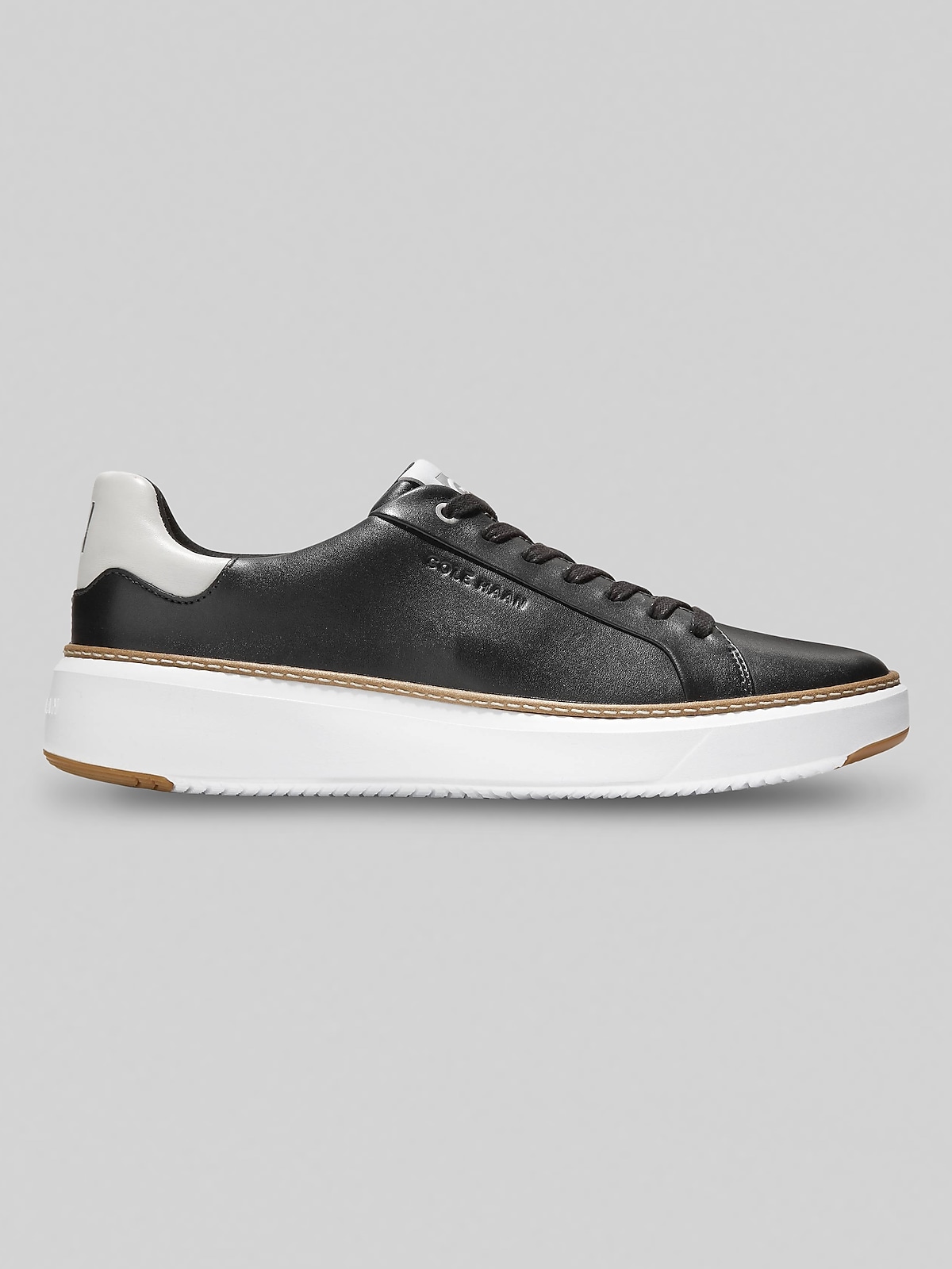 Cole Haan GrandPro Topspin Lace-Up Sneakers, Optic White / Black