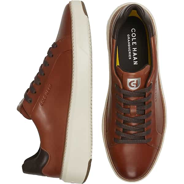 Cole Haan Men's GrandPro Topspin Lace-Up Sneakers Tan - Size: 10 D-Width TMW40BT00405