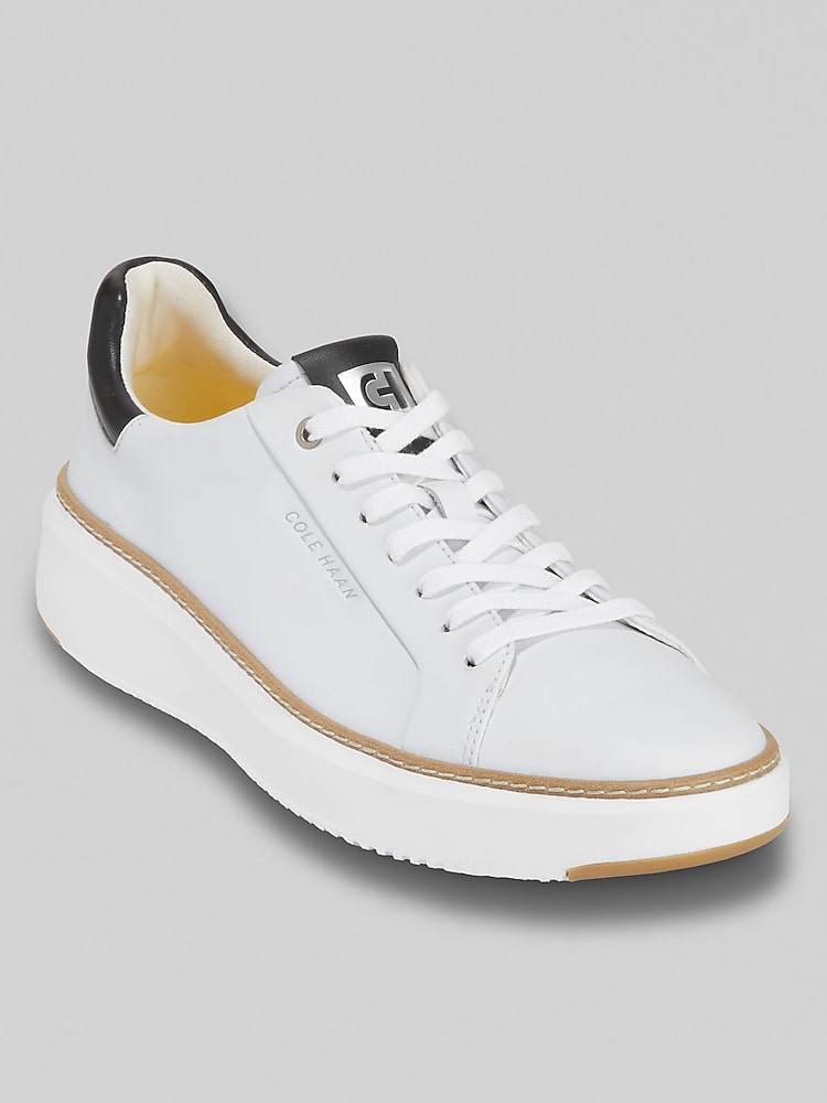 Cole Haan Men\'s Grandpro Topspin Sneakers Optic/White Size US 10 Cole Haan Grandpro TopSpin Sneaker 7 Optic White/Optic White  main image 2