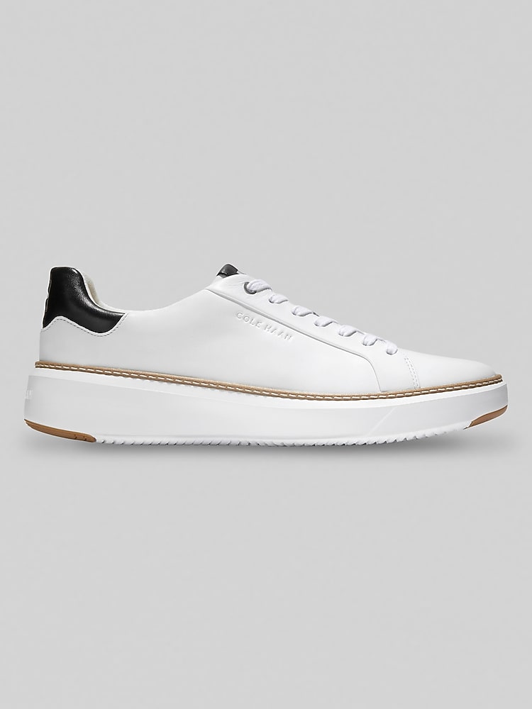 Cole Haan GrandPro Topspin Lace-Up Sneakers, Optic White  display picture 3