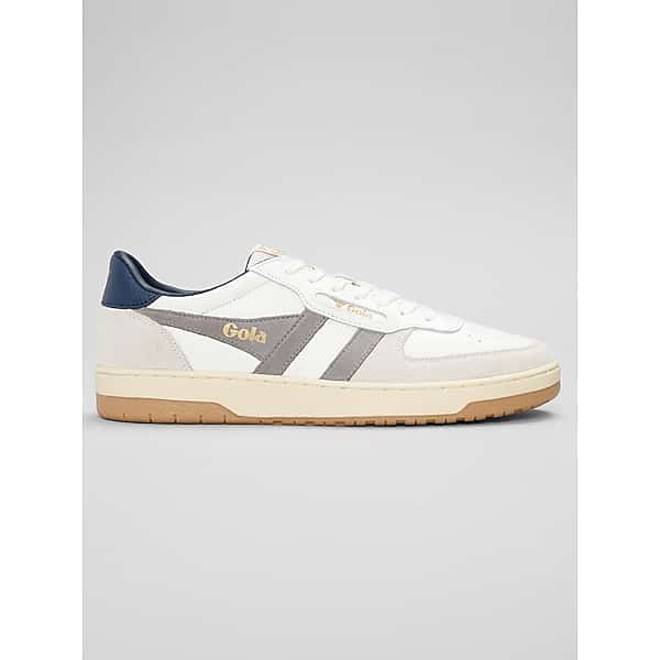 Gola Mens Court Sneakers White/Cement - Size: 13 D-Width