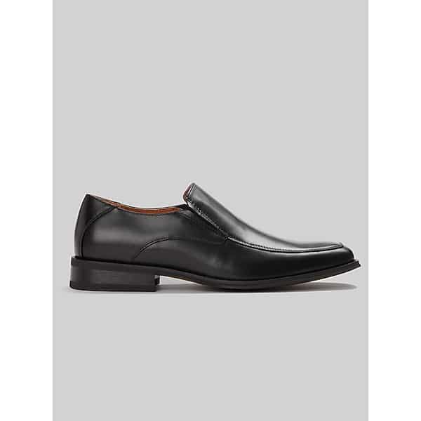Joseph Abboud Men's Moc Toe Dress Loafers Black
