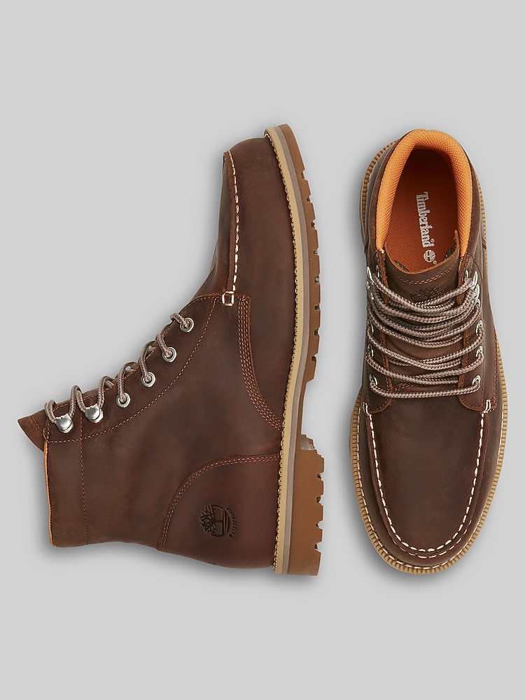 Timberland Redwood Falls Moc Toe Waterproof Boot, Cognac - Tan