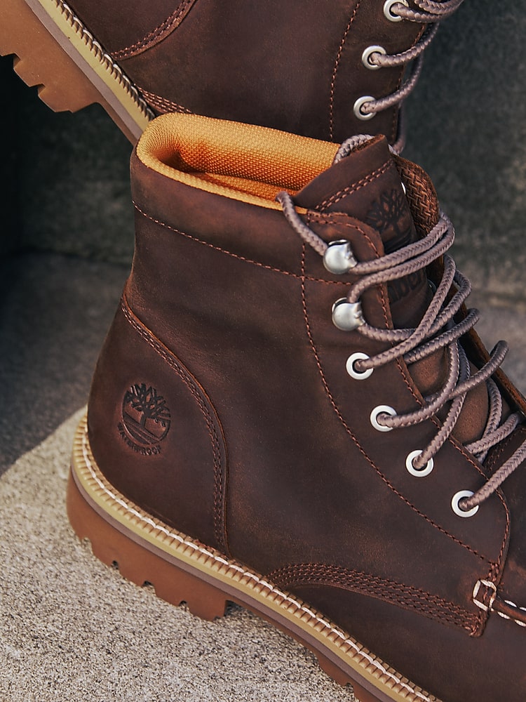 Timberland Redwood Falls Moc Toe Waterproof Boot, Cognac - Tan
