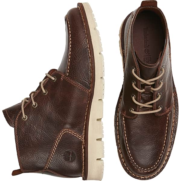 Timberland Men's Westmore Lace-Up Moc Toe Chukka Boots Brown - Size: 8.5 WIDE TMW40PB85W03