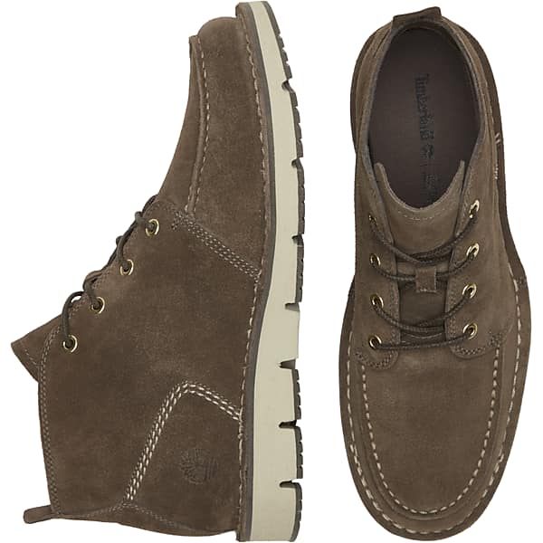 Timberland Men's Westmore Lace-Up Moc Toe Chukka Boots Gray - Size: 9 D-Width TMW40PB90404