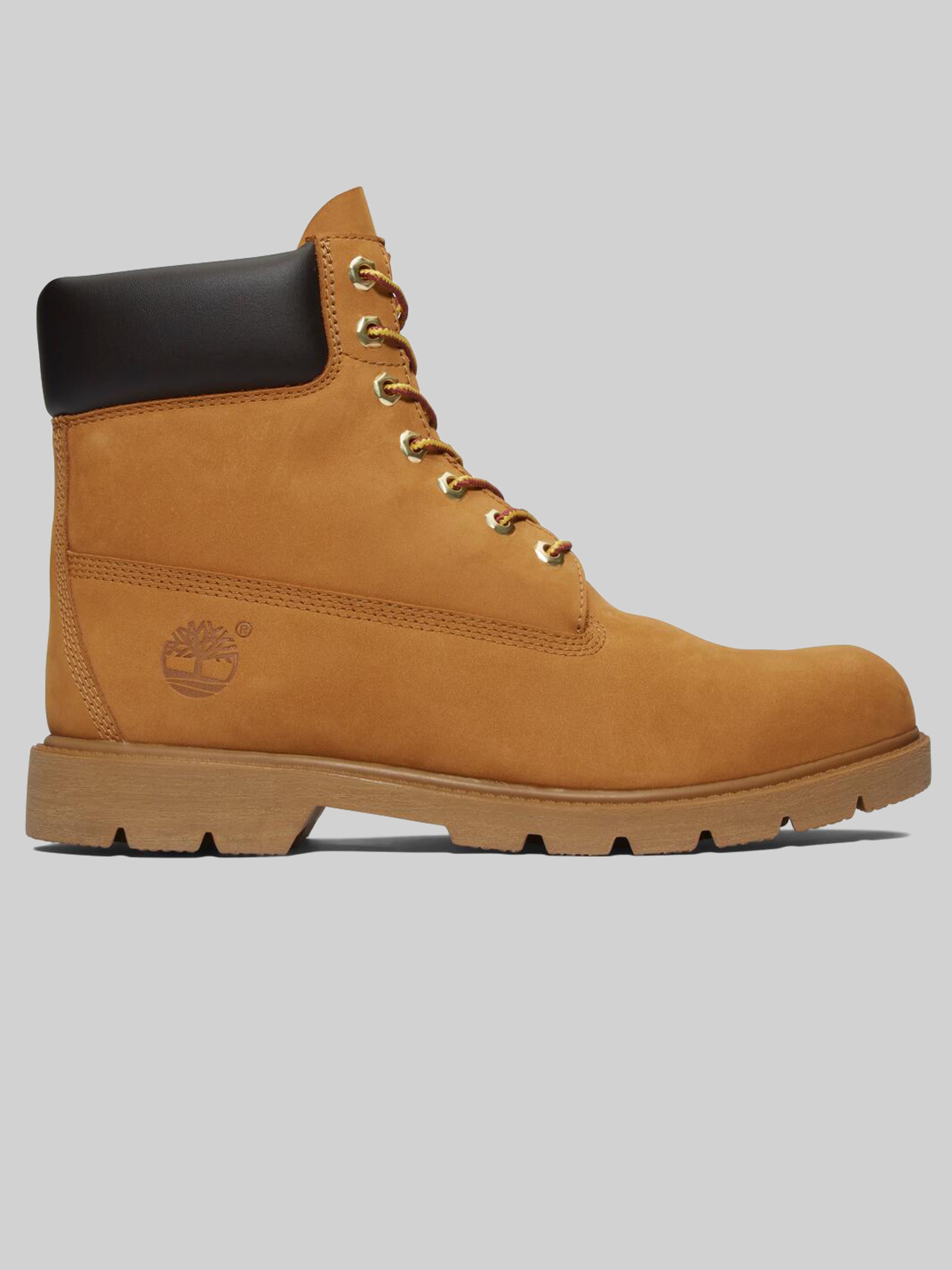 Classic Plain Toe Lace Up Waterproof Boots
