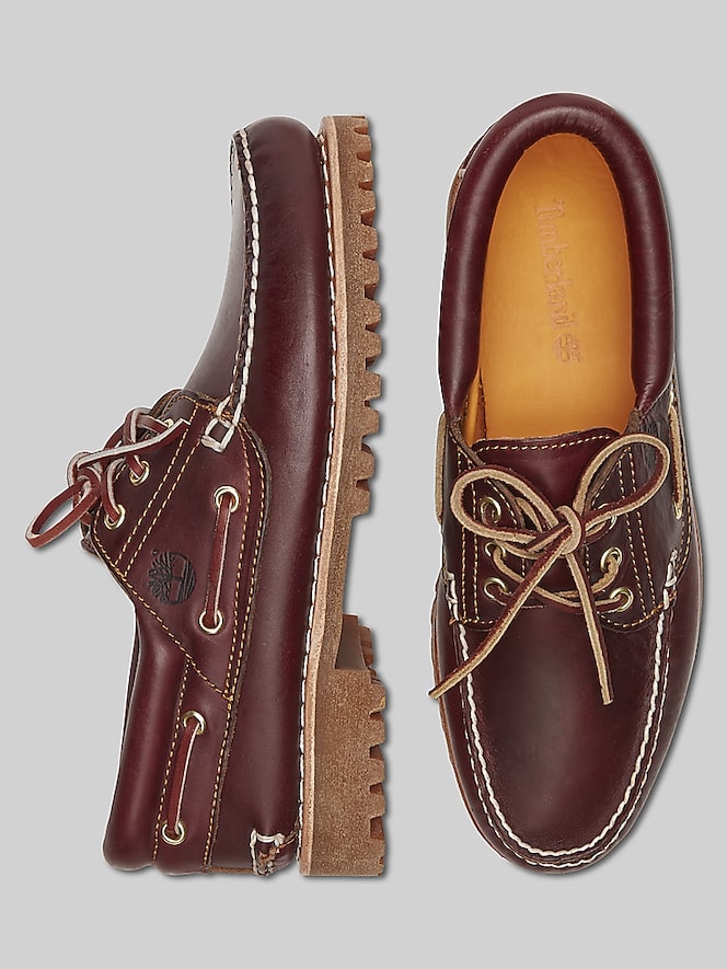 Timberland Authentics 3-Eye Lug Boat Shoes