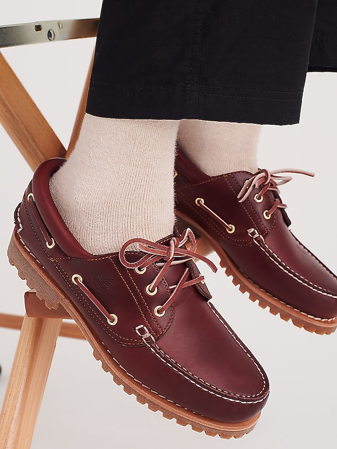 Timberland Authentics 3-Eye Lug Boat Shoes