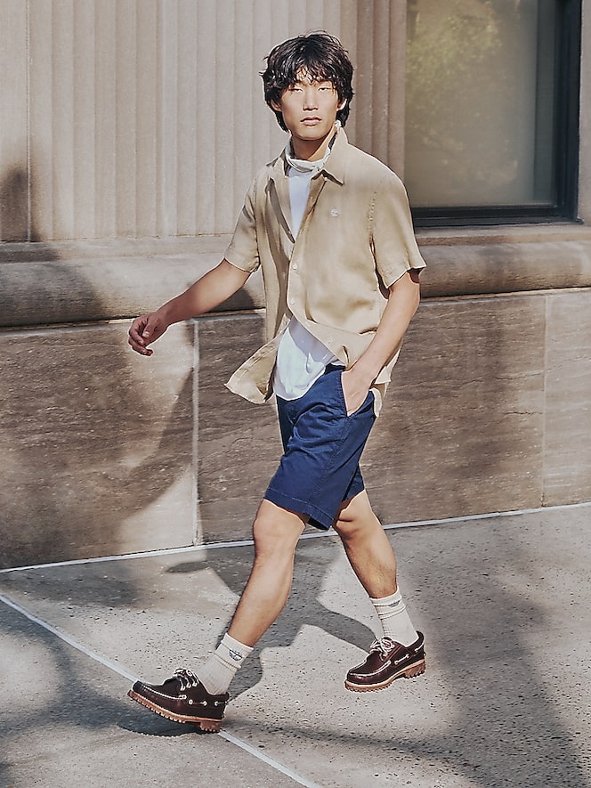 Timberland Authentics 3-Eye Lug Boat Shoes