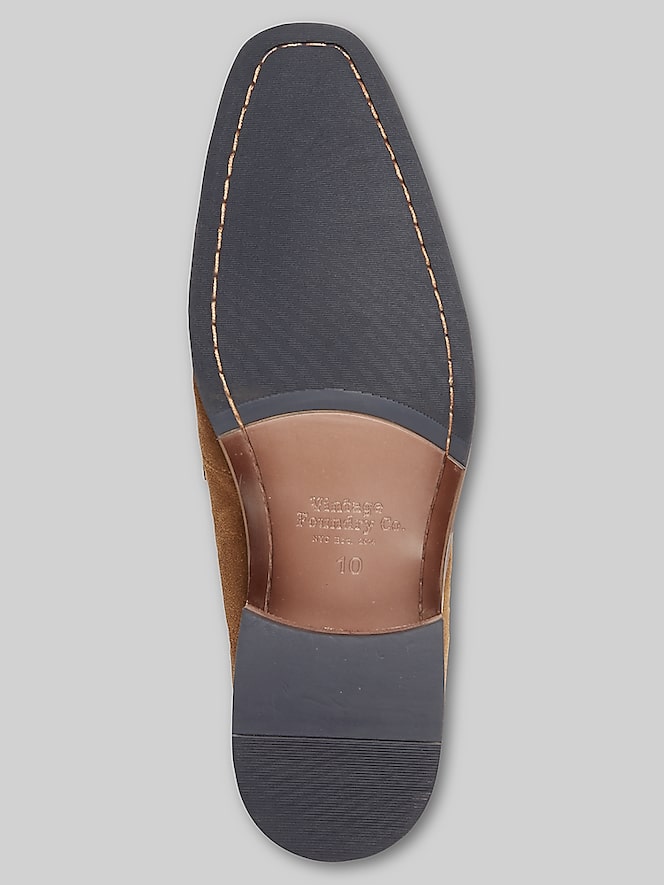 Vintage Foundry Davis Suede Moc Toe Penny Loafers