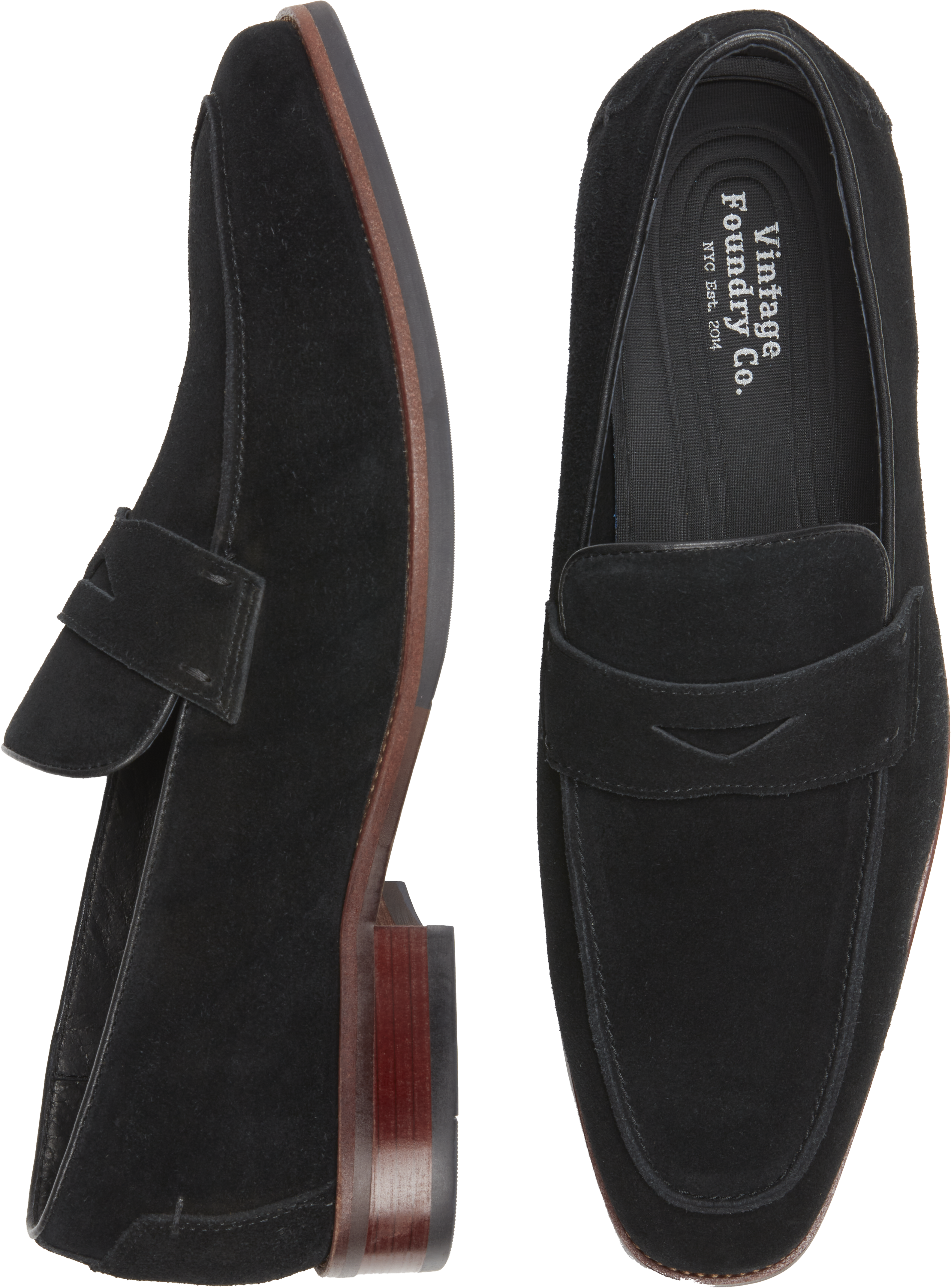 black suede loafers for men