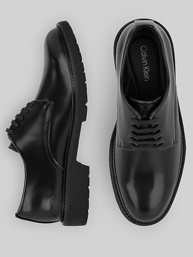 Calvin Klein Dandin Plain Toe Oxfords, Black - Image 4 of 6