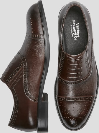 Vintage foundry cameron cap toe derby cheap