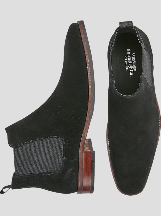 Vintage Foundry Men's Evans Chelsea Boots , Black