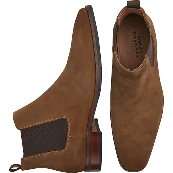 Vintage Foundry Men's Evans Chelsea Boots Tan - Size: 8 1/2 D-Width TMW40YB85405