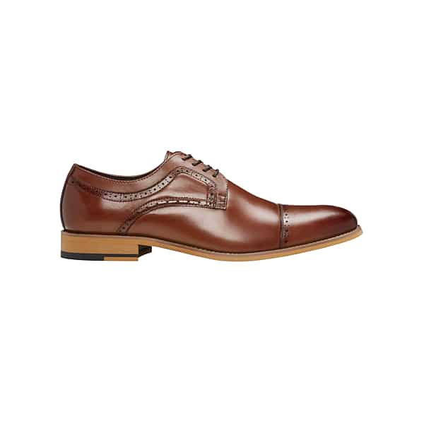 Stacy Adams Men's Dickinson Cap Toe Oxfords Tan - Size: 12 D-Width