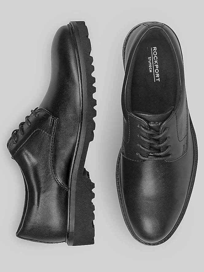 Rockport Max Lug Sole Plain Toe Oxfords