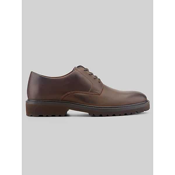 Rockport Men's Max Lug Sole Plain Toe Oxfords Dark Brown - Size: 14 WIDE