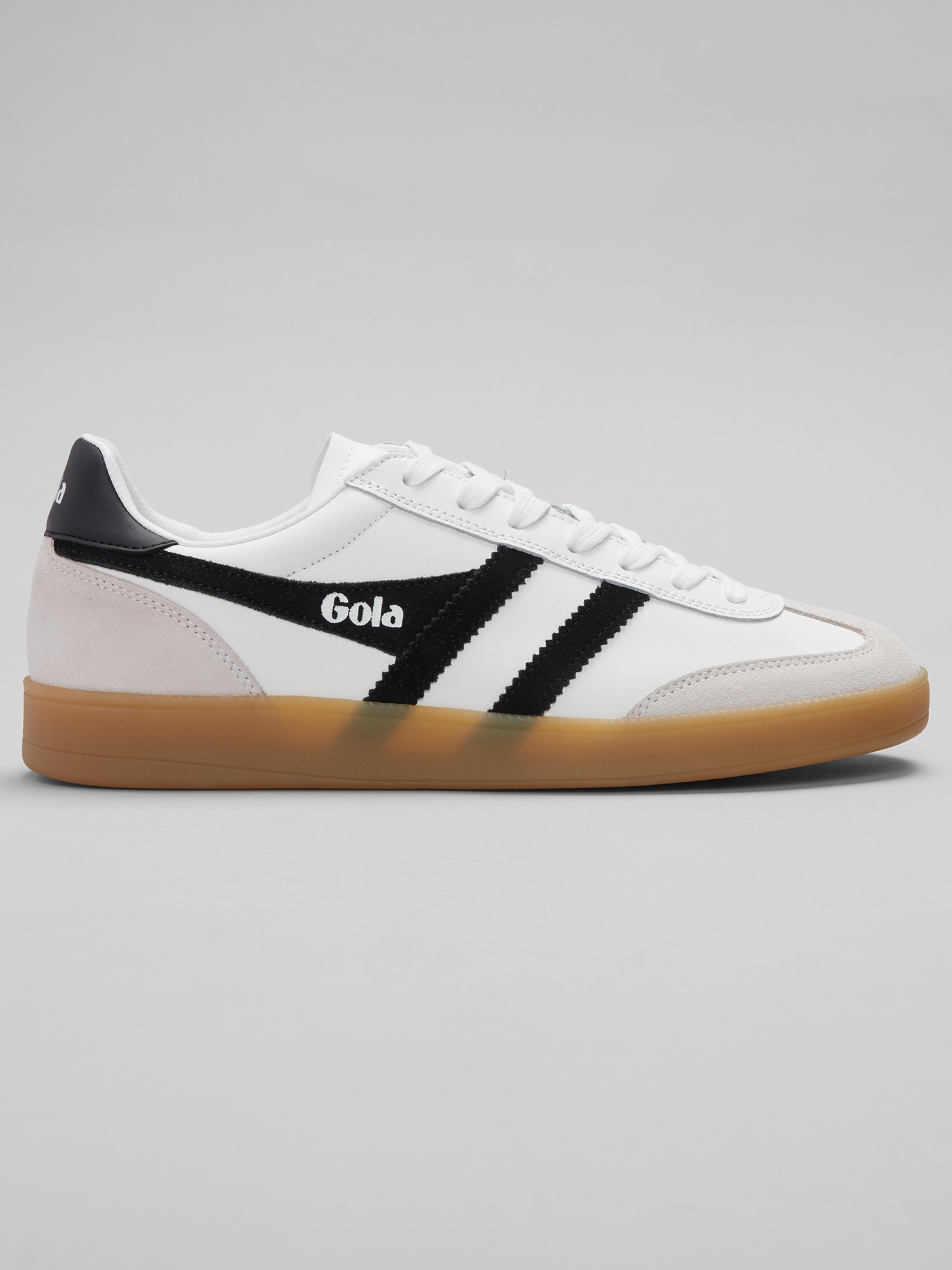 Gola Gola Viper T Toe Gum Bottom Sneakers, White/Black - Multi | Sneakers
