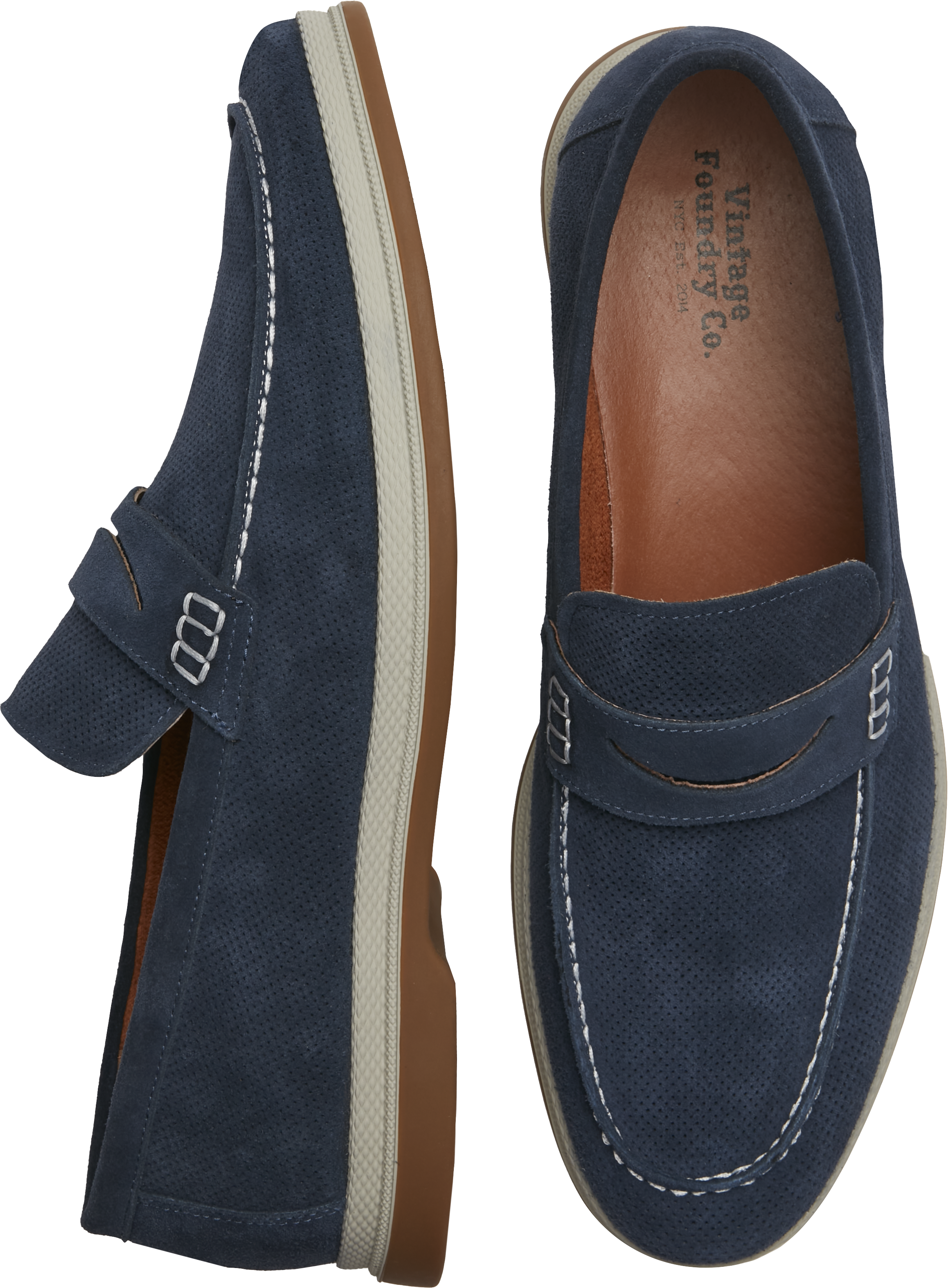 Menahan Suede Penny Loafers