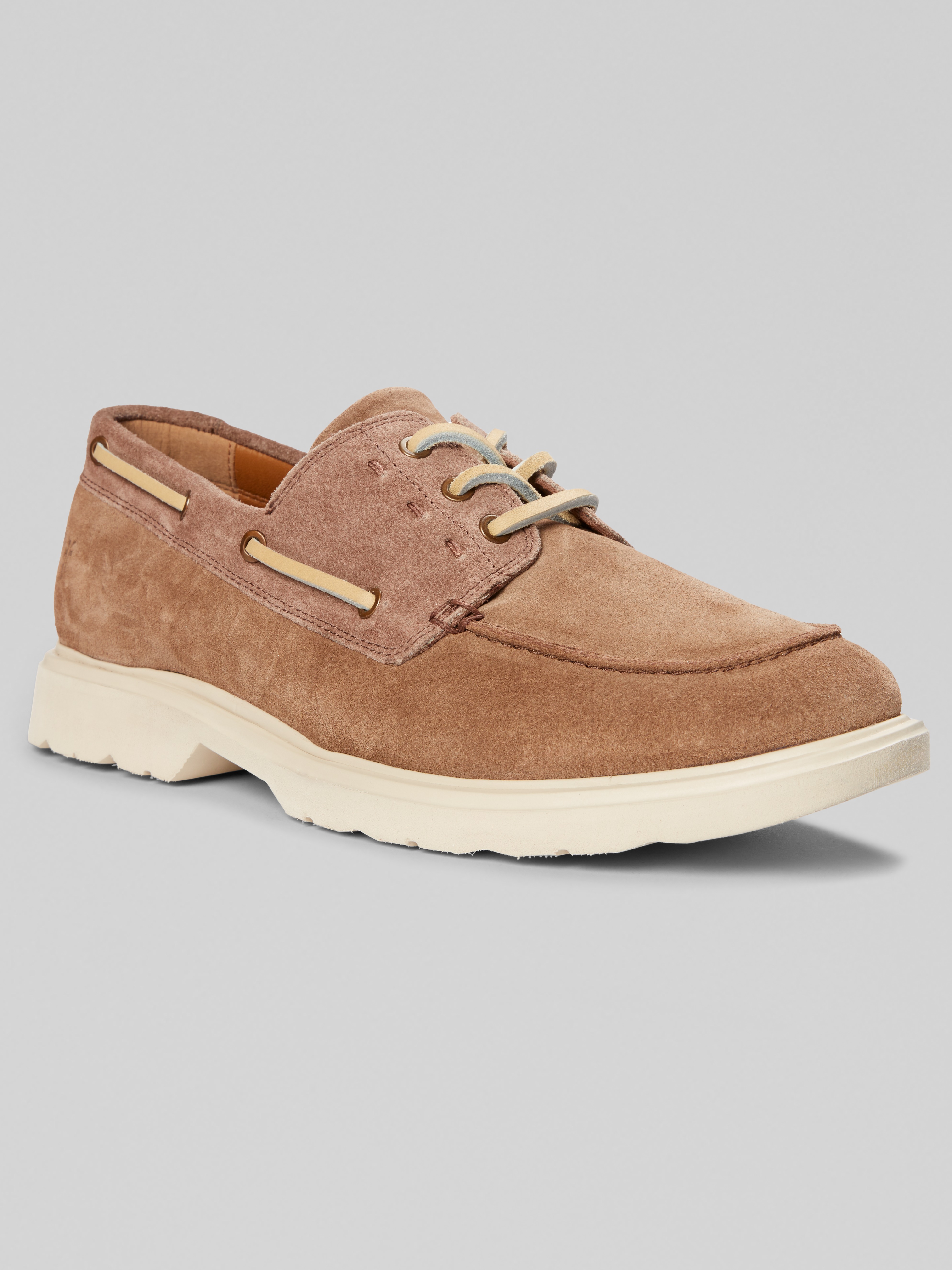 Connor Leather Lace-Up Boat Shoes