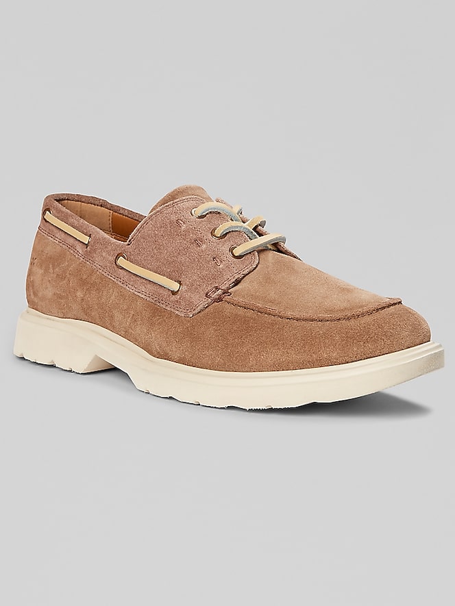 Frye Connor Leather Lace-Up Boat Shoes