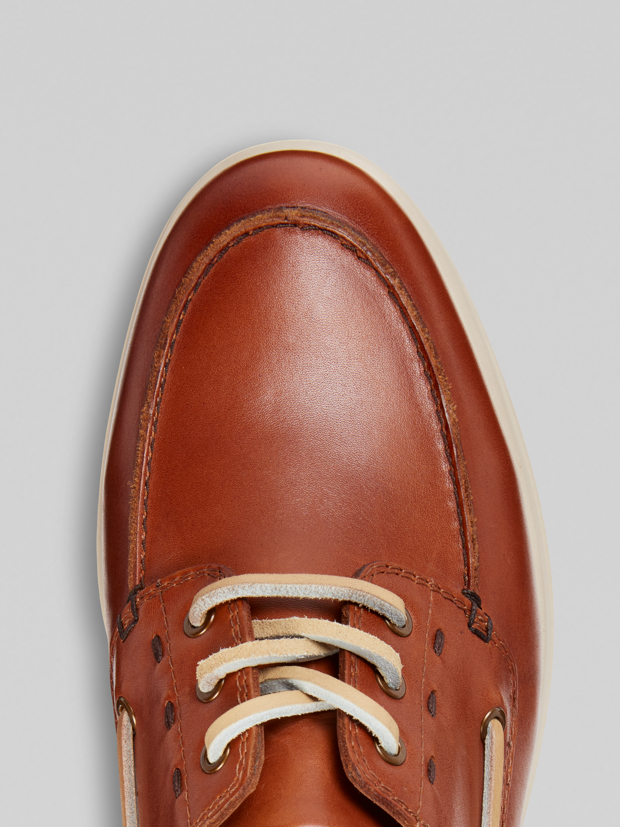 Connor Leather Lace-Up Boat Shoes